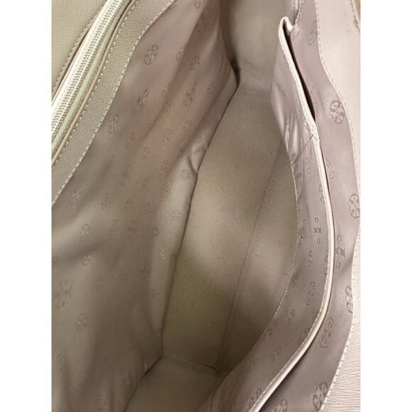 Tory Burch Canvas Pink Leather Shoulder Bag - Picture 11 of 12